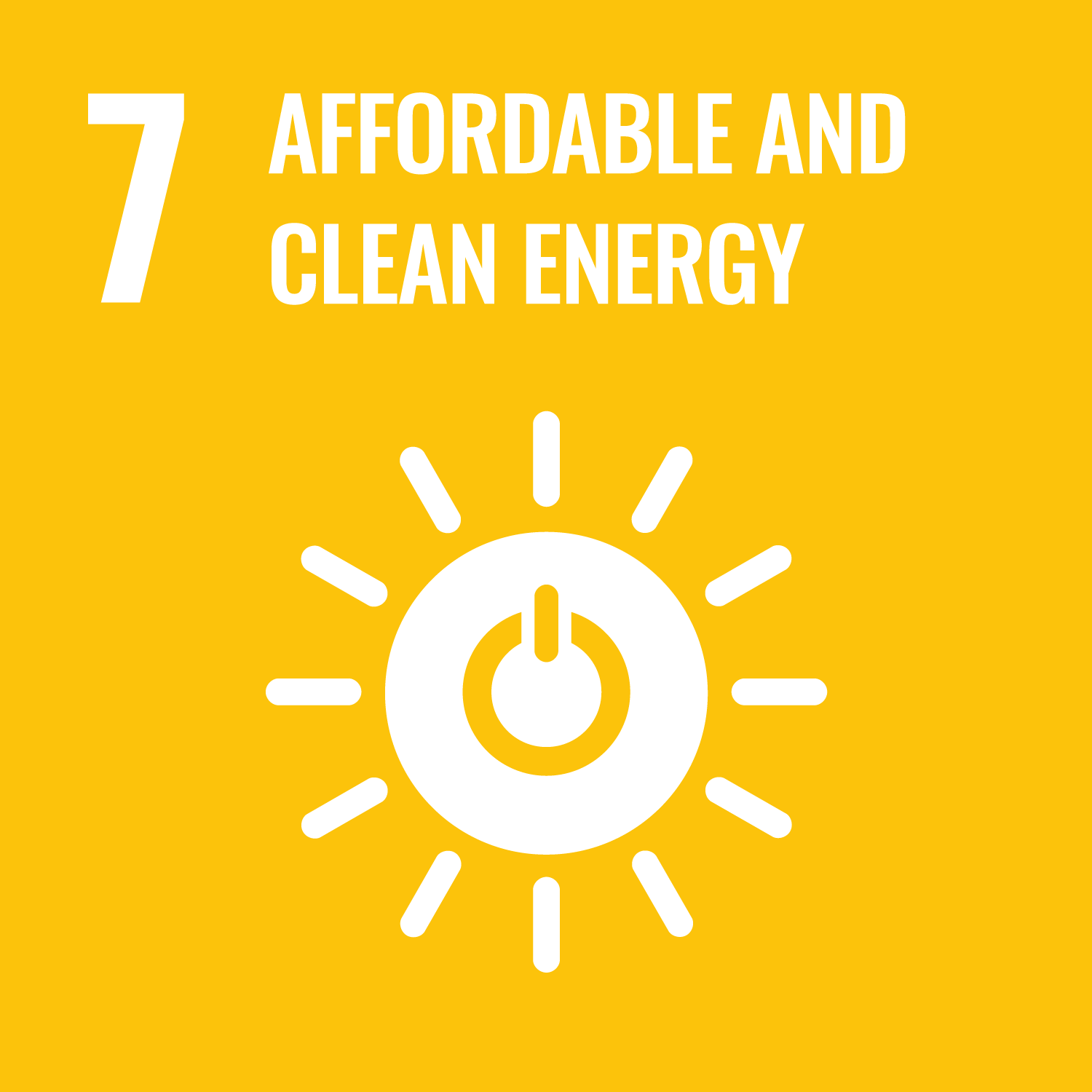 Sustainable Development Goal 7, Affordable and Clean Energy